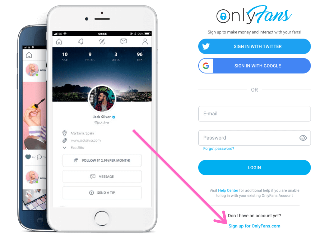 How to Make an OnlyFans: Step 1. Signing Up.